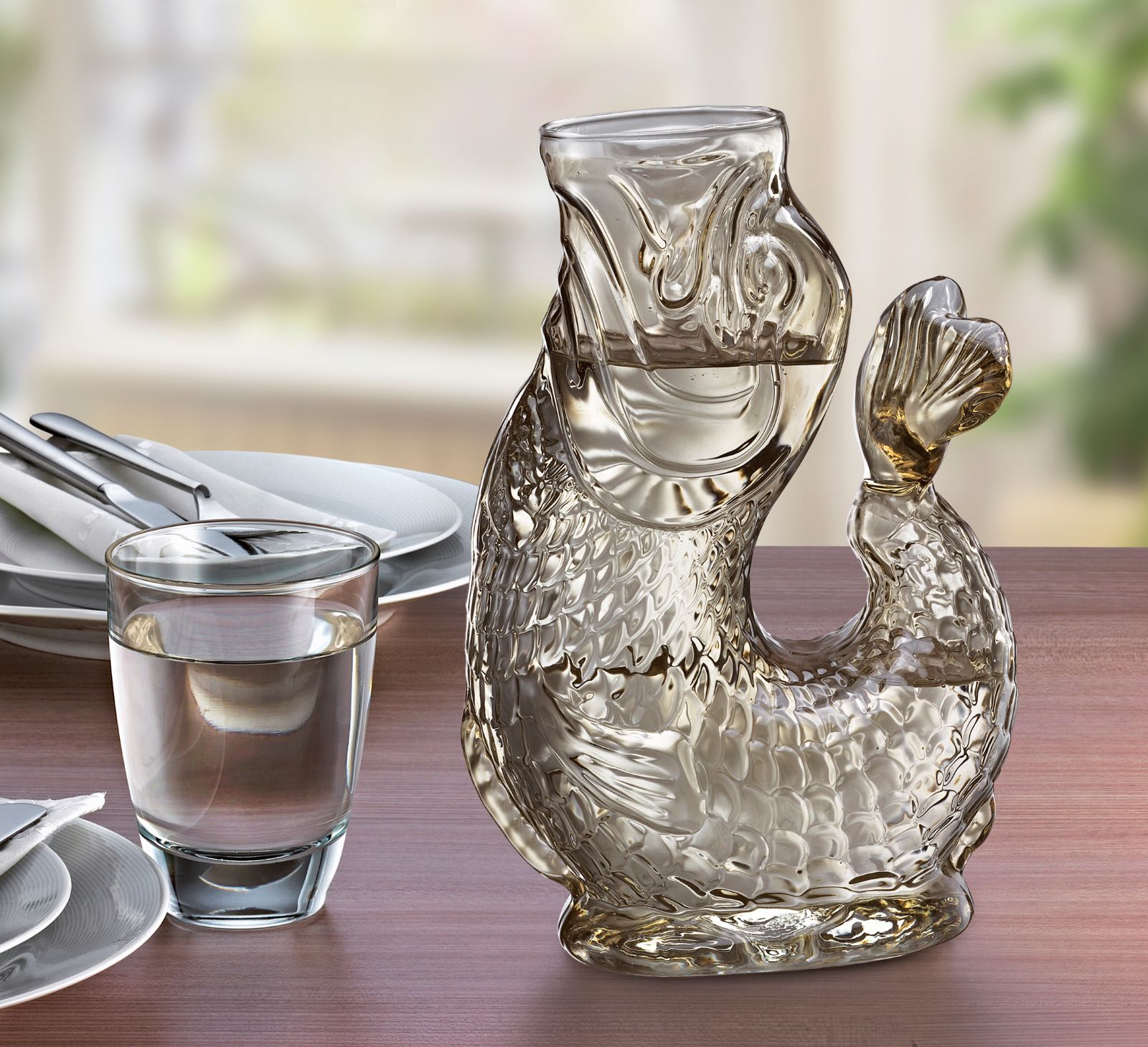 291308 Retro karafa borosilikátové sklo béžová 1 l od CILIO